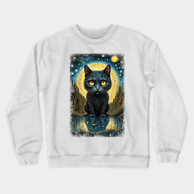 Dream CATcher 03 Crewneck Sweatshirt by KawaiiDread